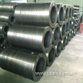 Concrete pile flange steel end plate